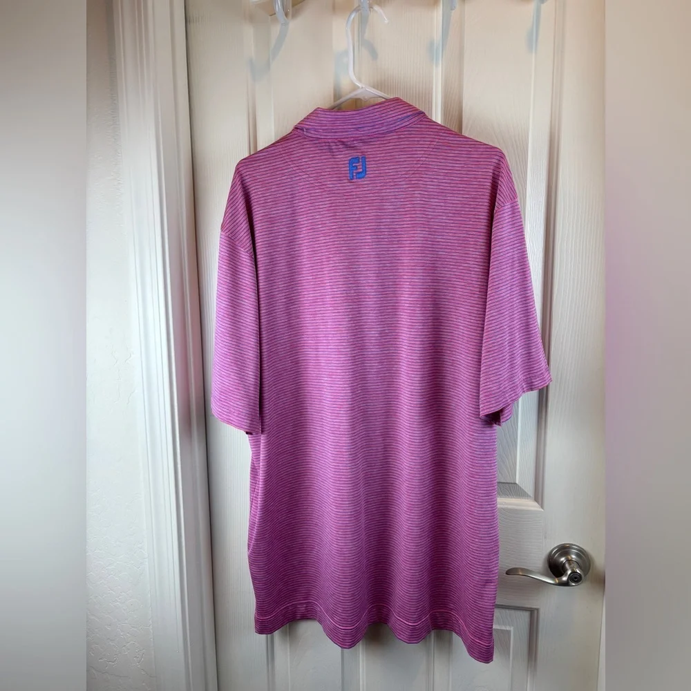 Footjoy Golf Polo Shirt Mens Size xl striped - Picture 3 of 7